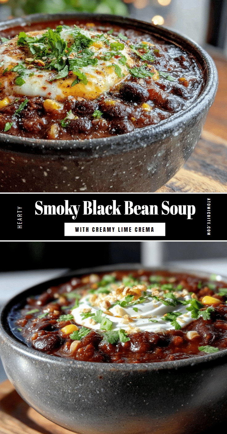 smoky black bean soup recipe