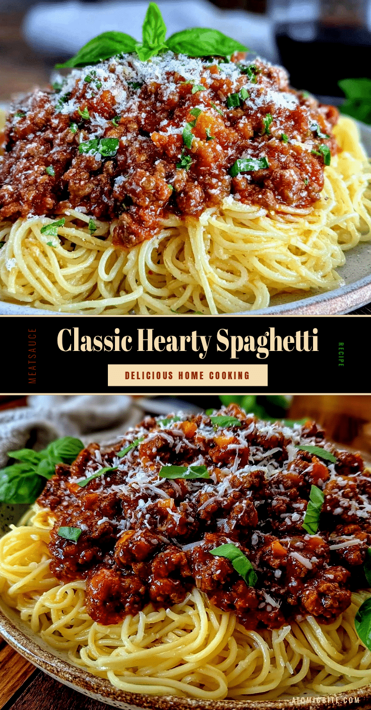 spaghetti with meat sauce recipe