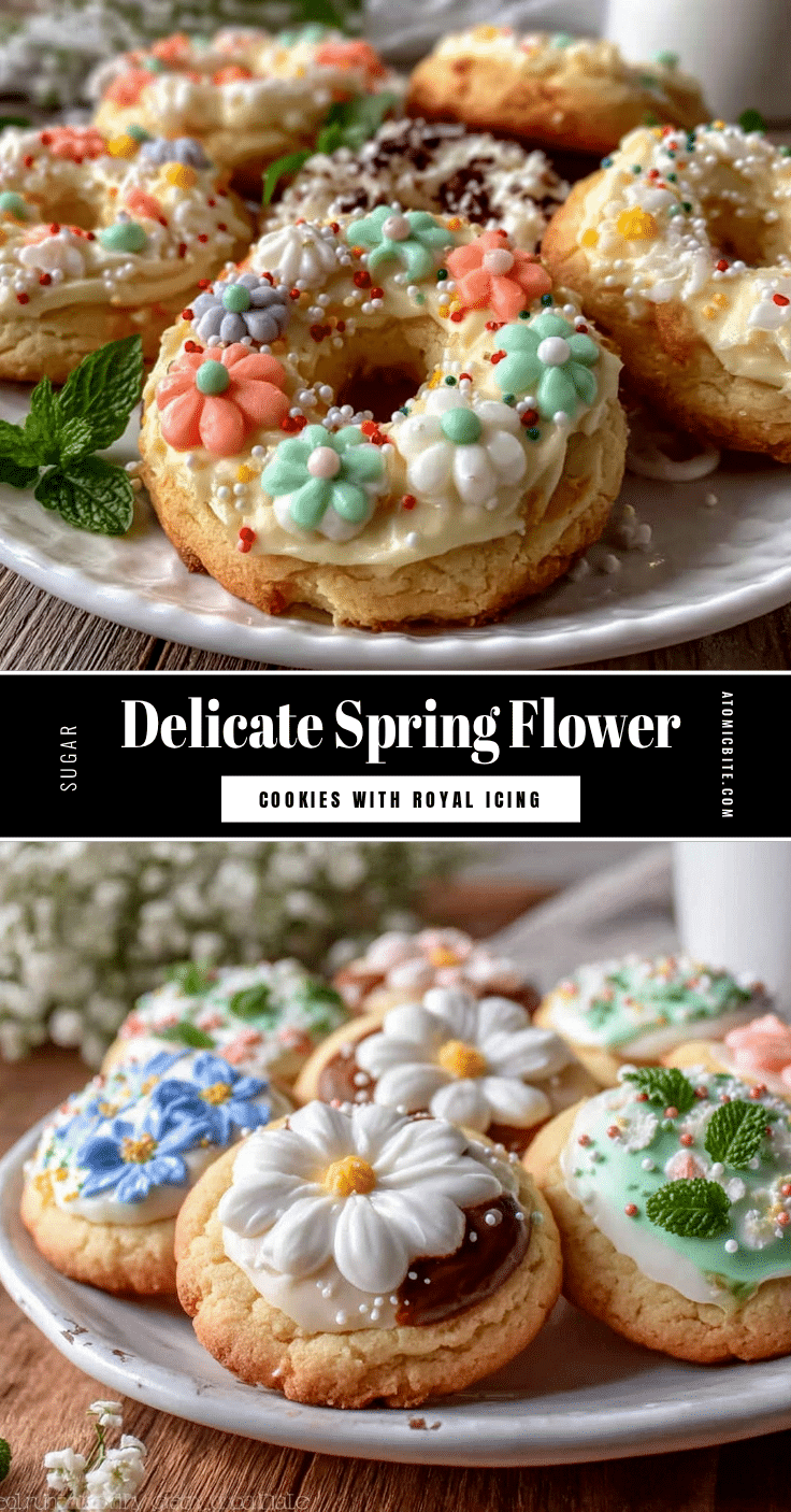 spring flower sugar cookies recipe