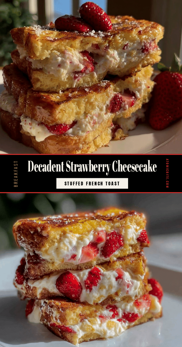 strawberry cheesecake stuffed french toast recipe