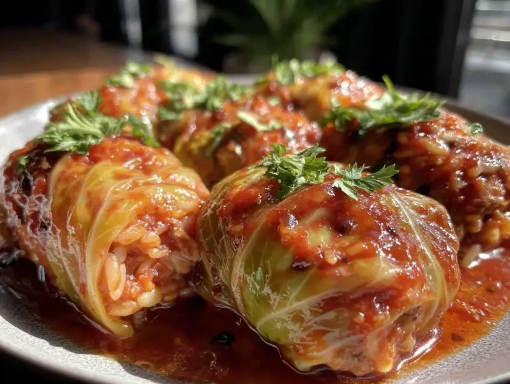 stuffed cabbage rolls recipe - featured image