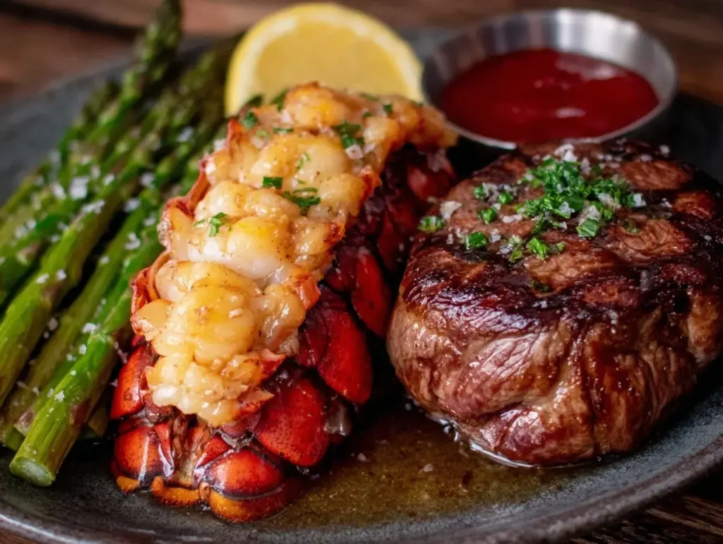 surf and turf recipe - featured image