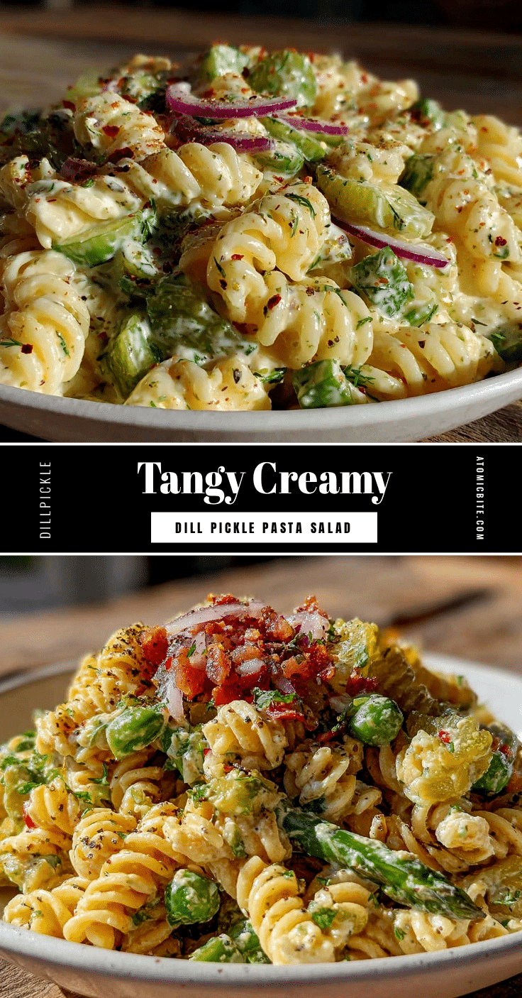 tangy dill pickle pasta salad recipe