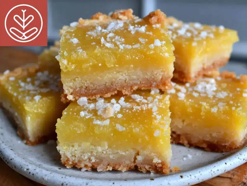 tangy lemon bars - featured image