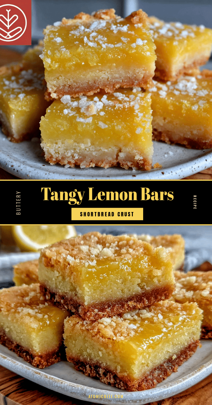 tangy lemon bars recipe