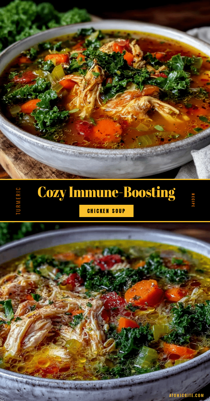 turmeric chicken vegetable soup recipe