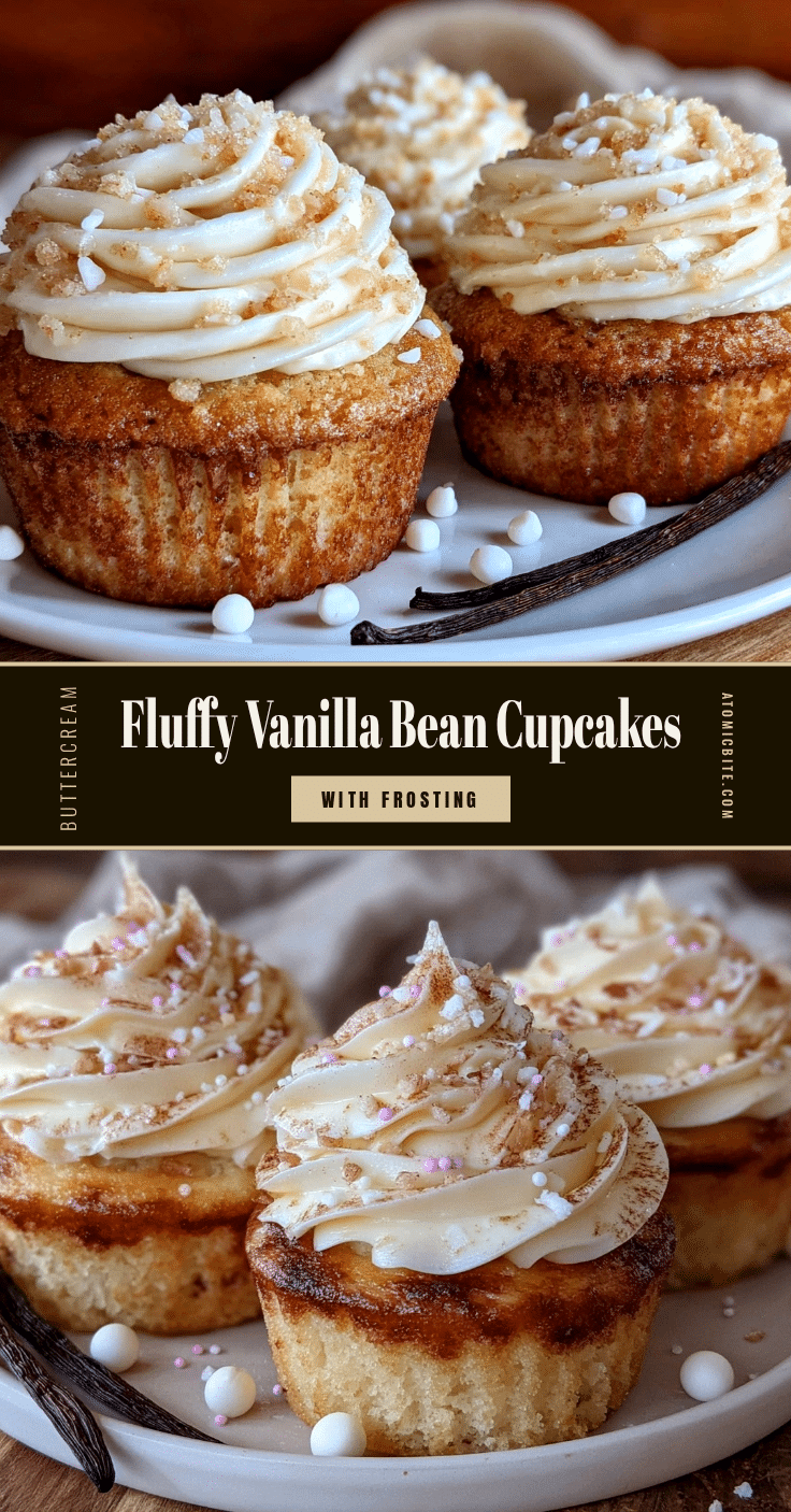 vanilla bean cupcakes recipe