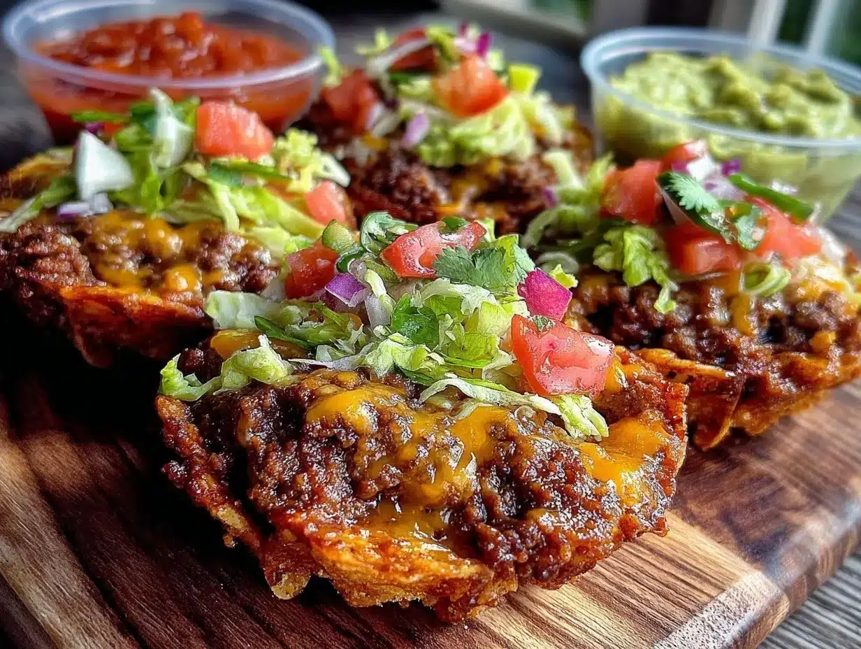 walking tacos bar recipe preparation steps