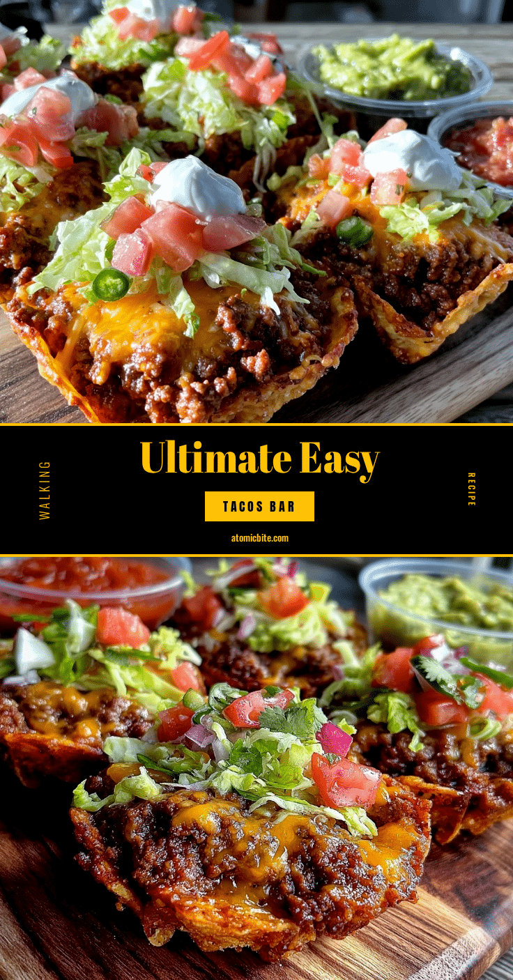 walking tacos bar recipe recipe