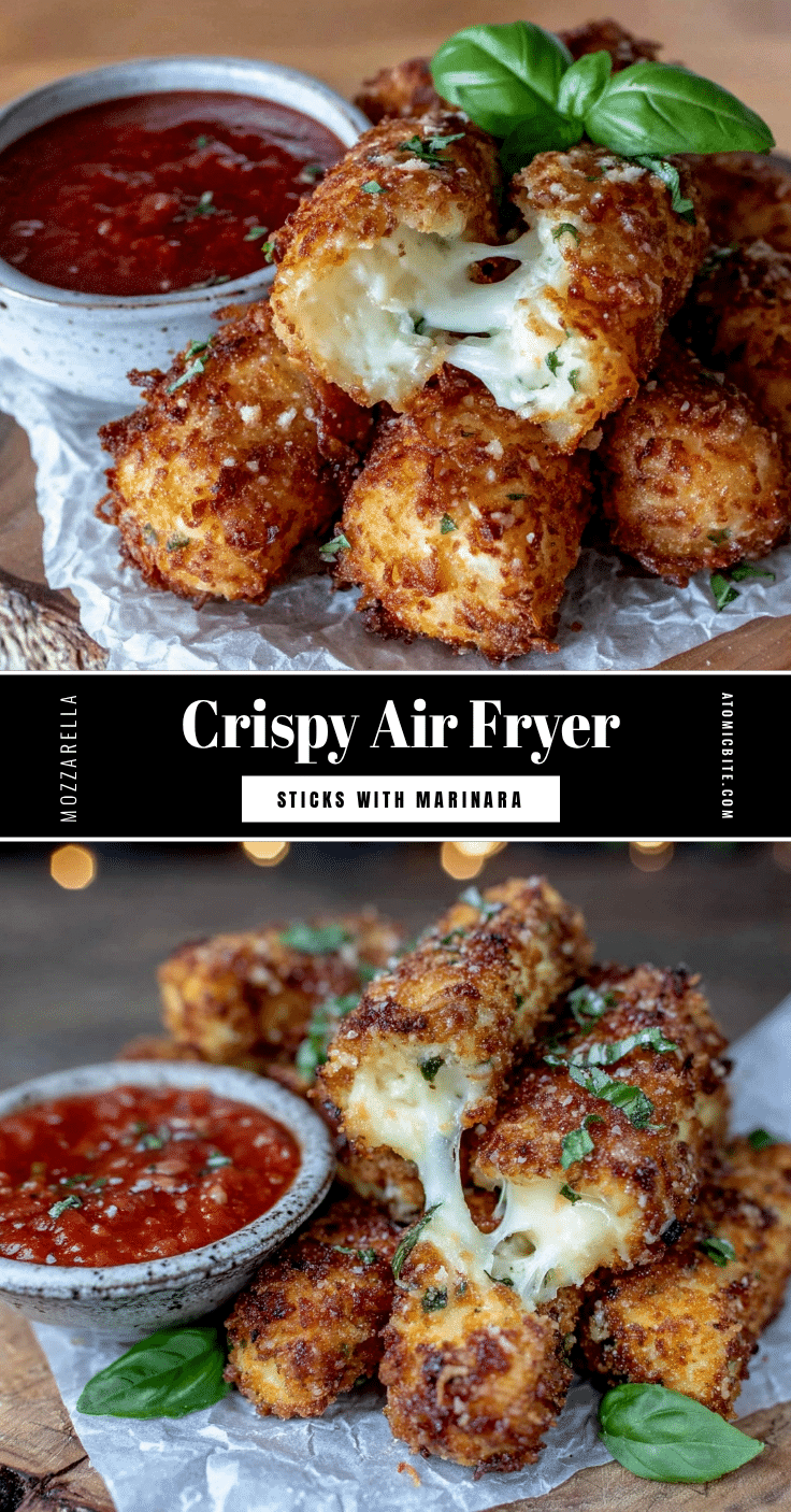 air fryer mozzarella sticks recipe