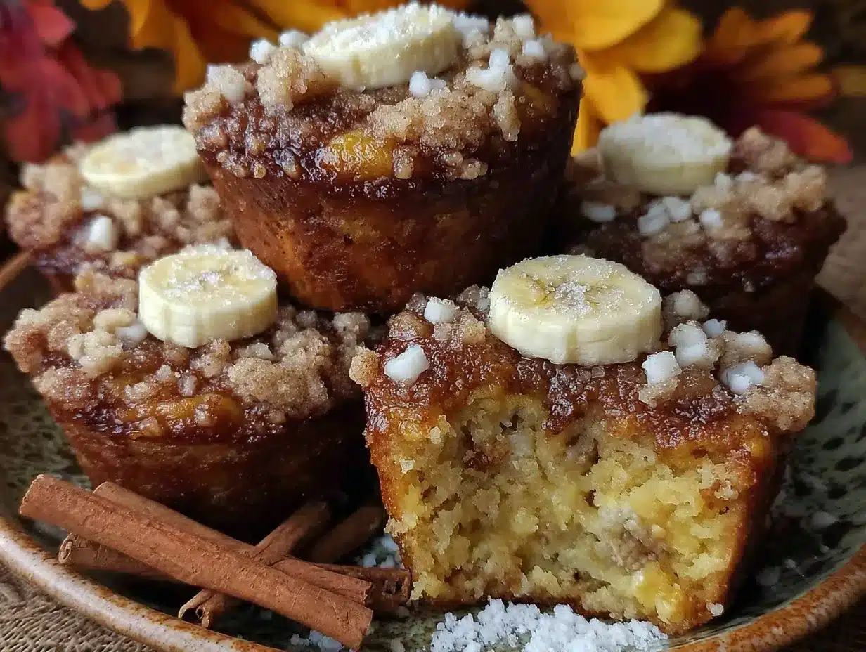 banana bread muffins preparation steps