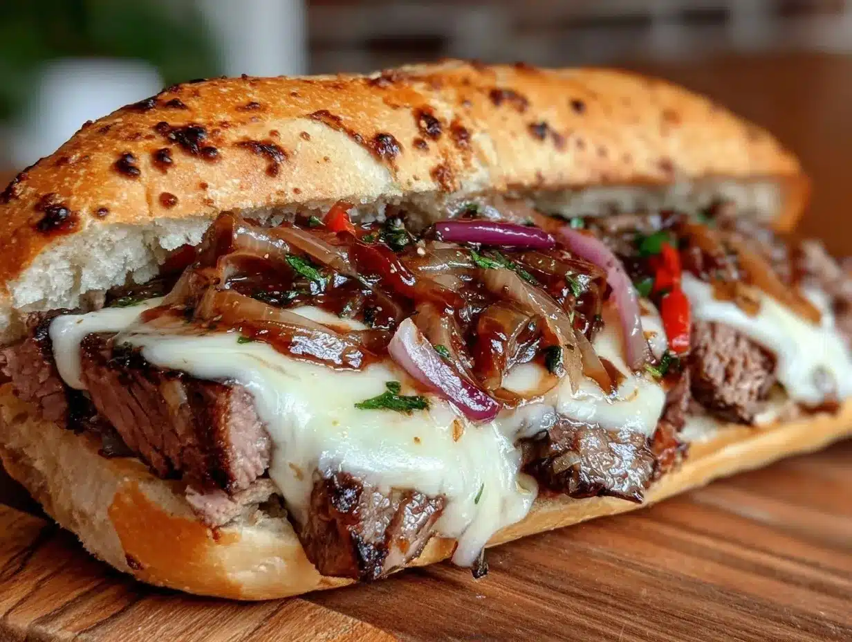 Blackstone Philly cheesesteak preparation steps