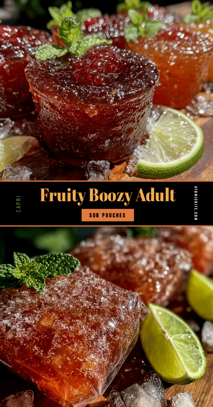 boozy adult Capri Sun pouches recipe