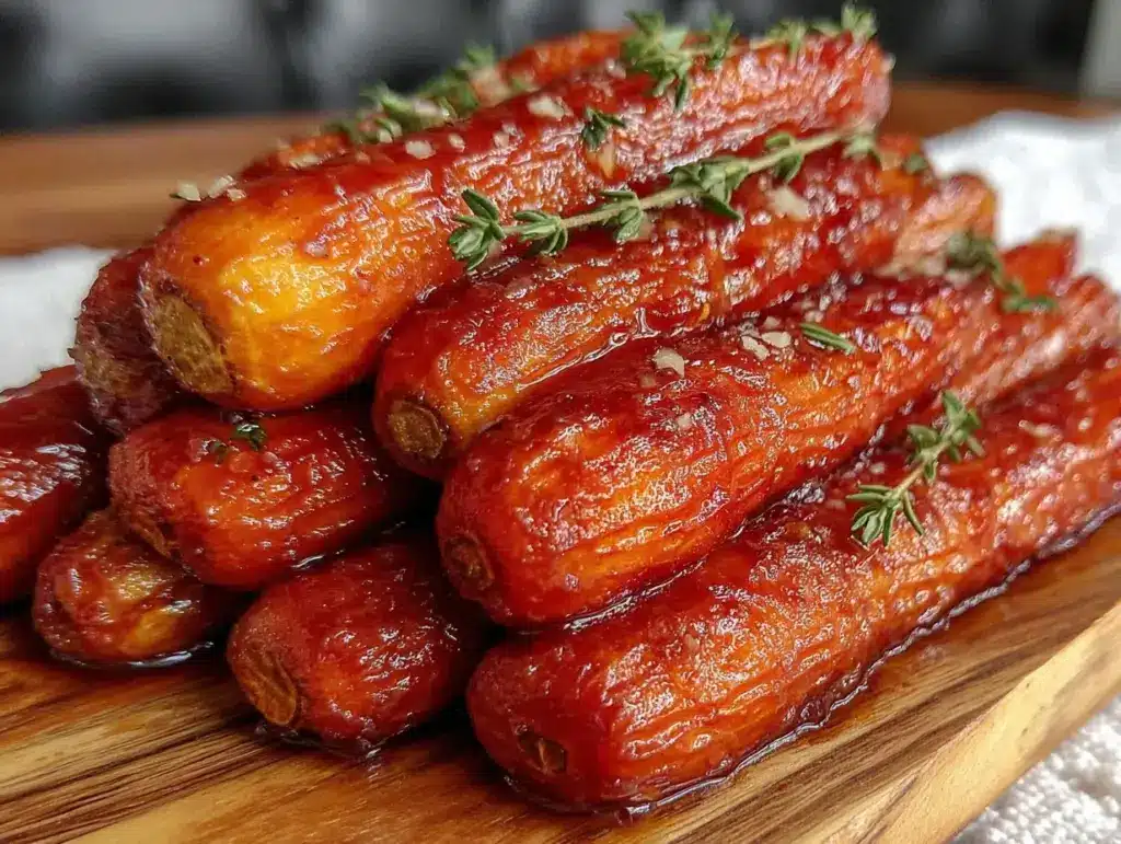 brown butter roasted carrots - featured image
