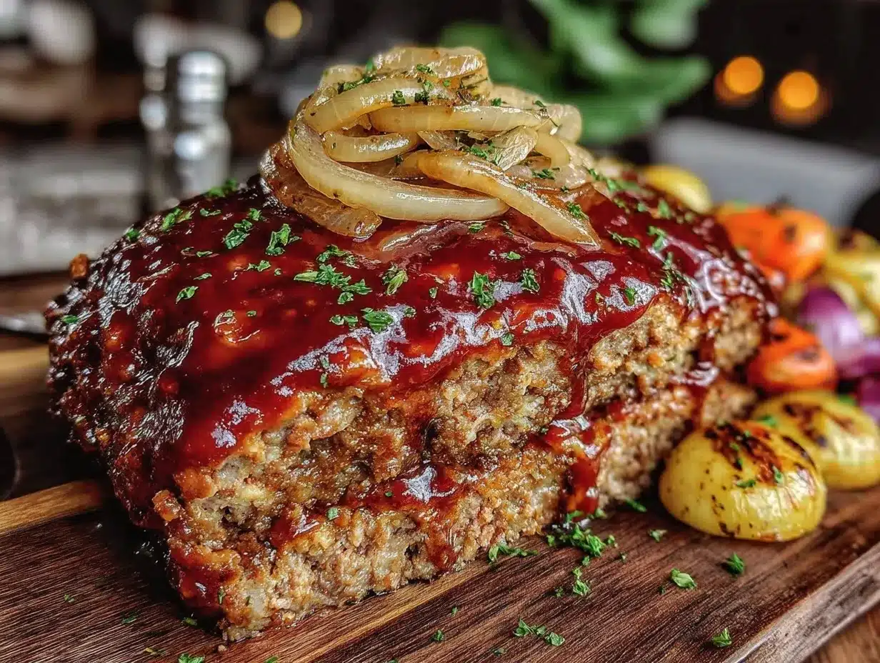 brown sugar glazed meatloaf preparation steps