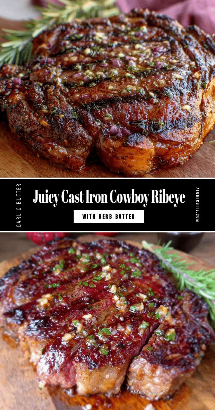 cast iron cowboy ribeye recipe