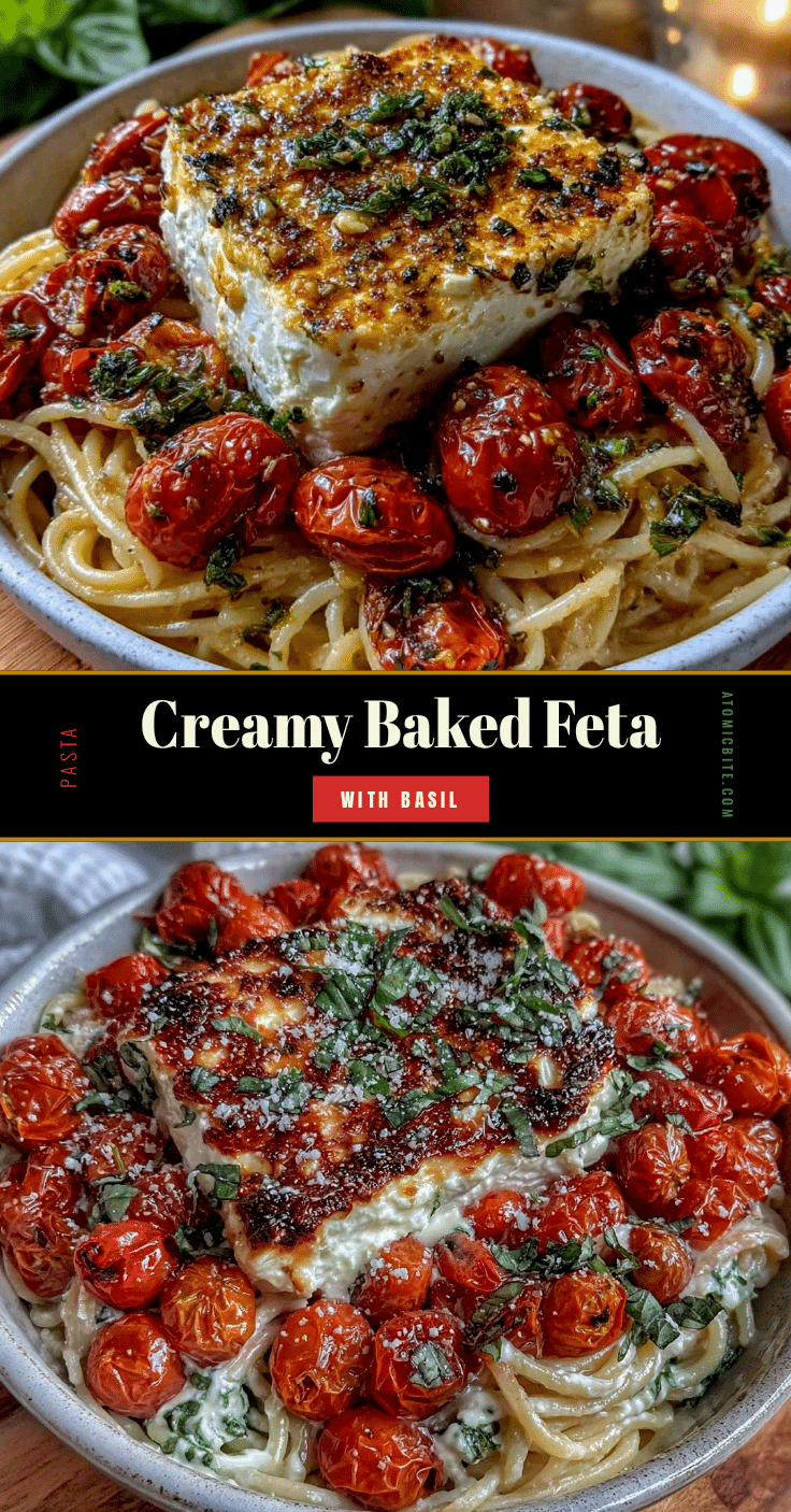 creamy baked feta pasta recipe