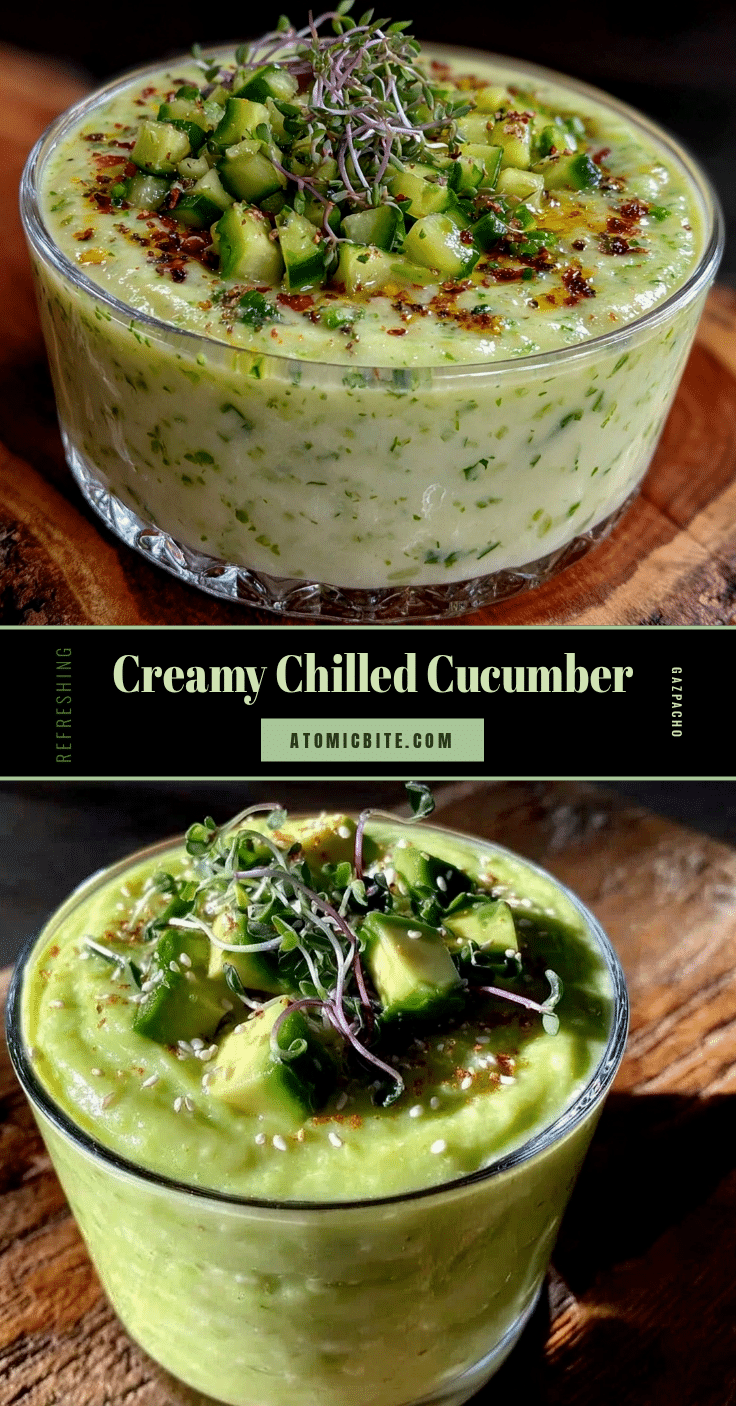 creamy chilled cucumber avocado gazpacho recipe