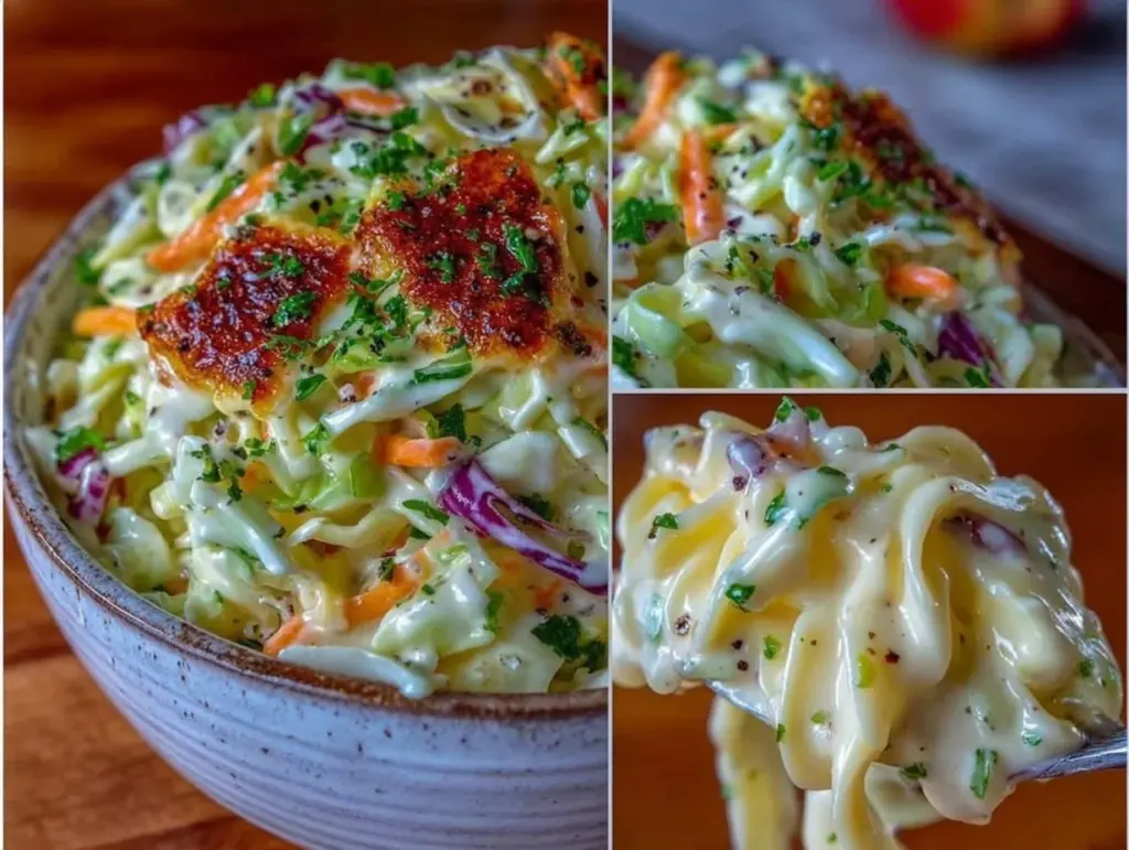 creamy classic coleslaw - featured image