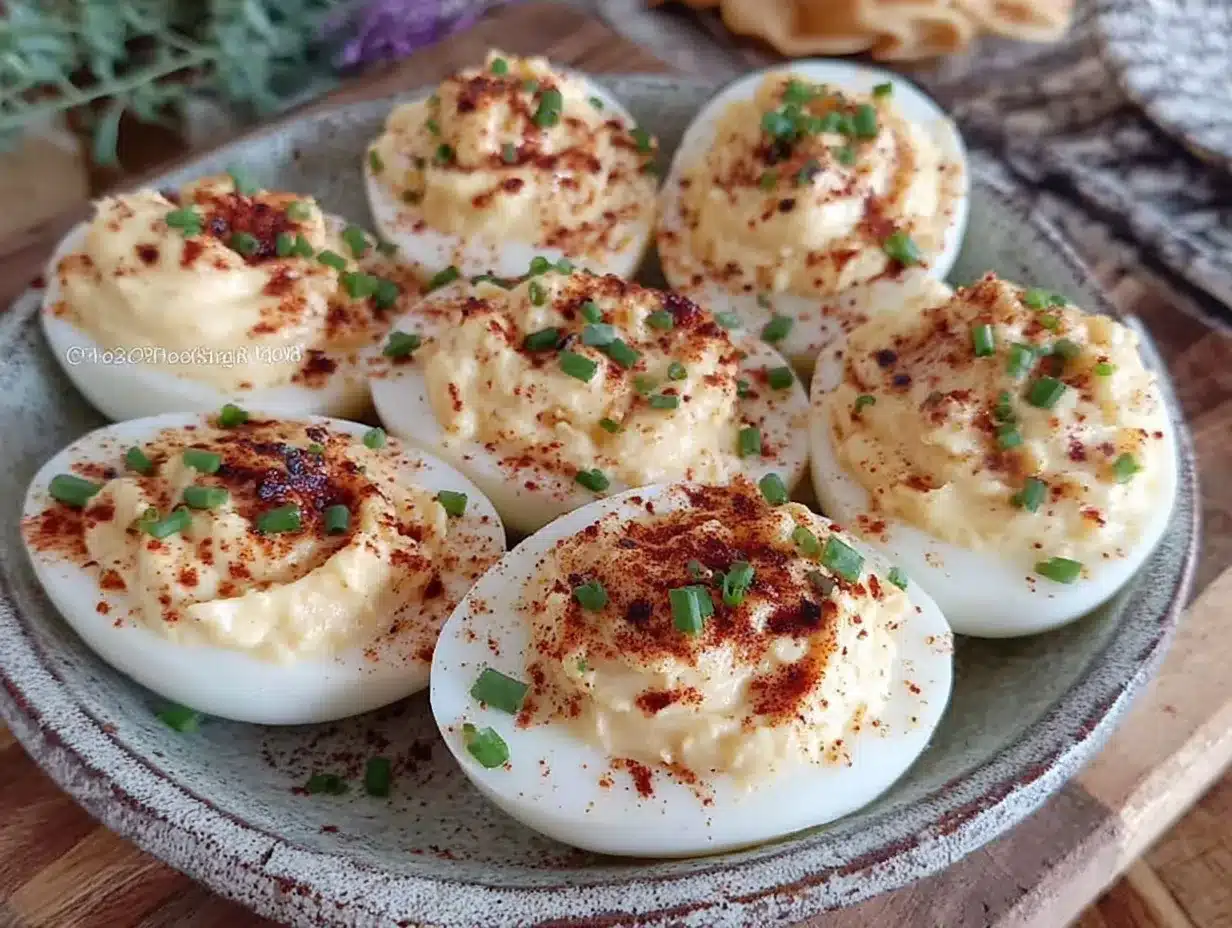 creamy deviled eggs preparation steps