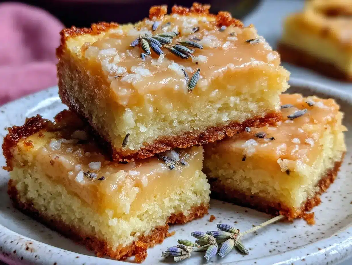 creamy lavender lemon bars preparation steps