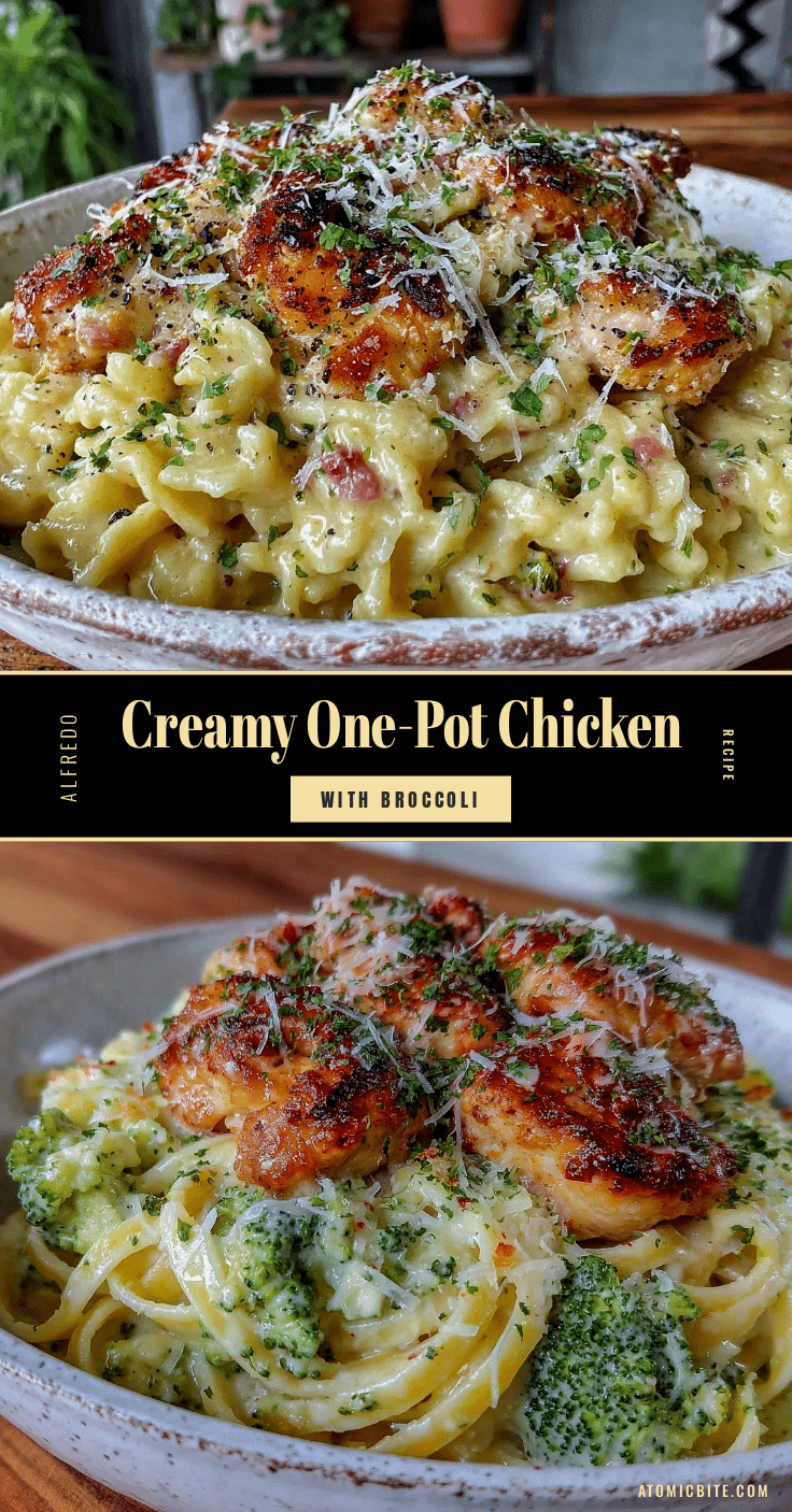 creamy one-pot chicken Alfredo recipe