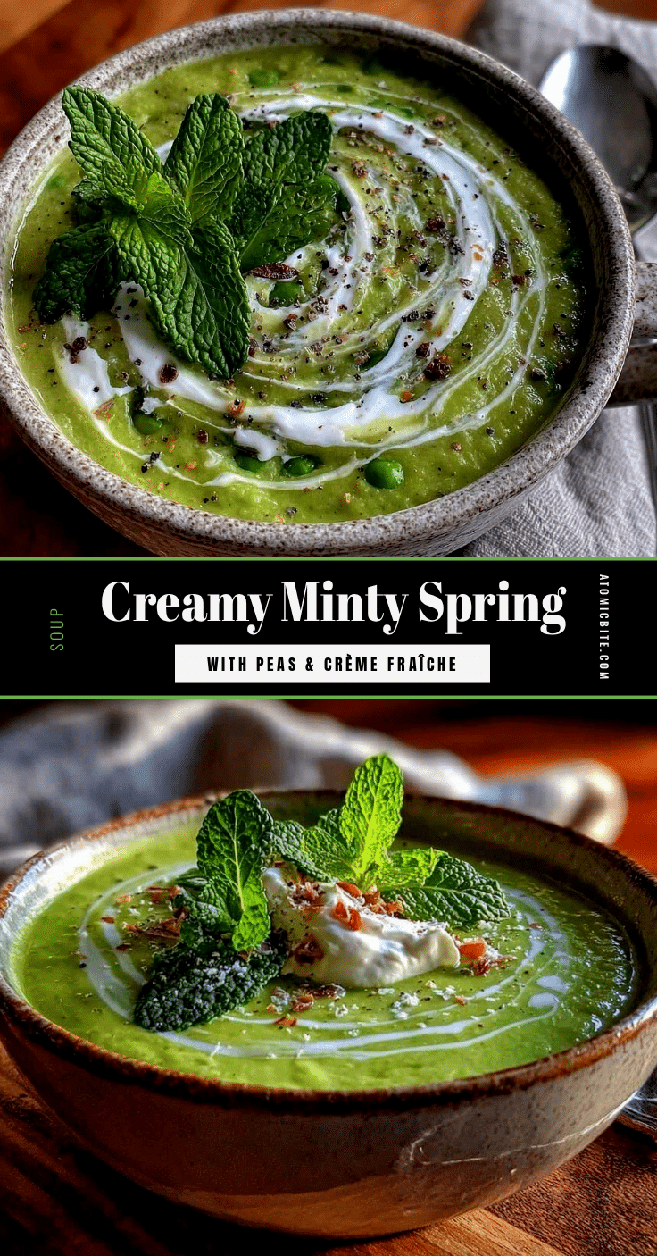 creamy spring pea soup recipe