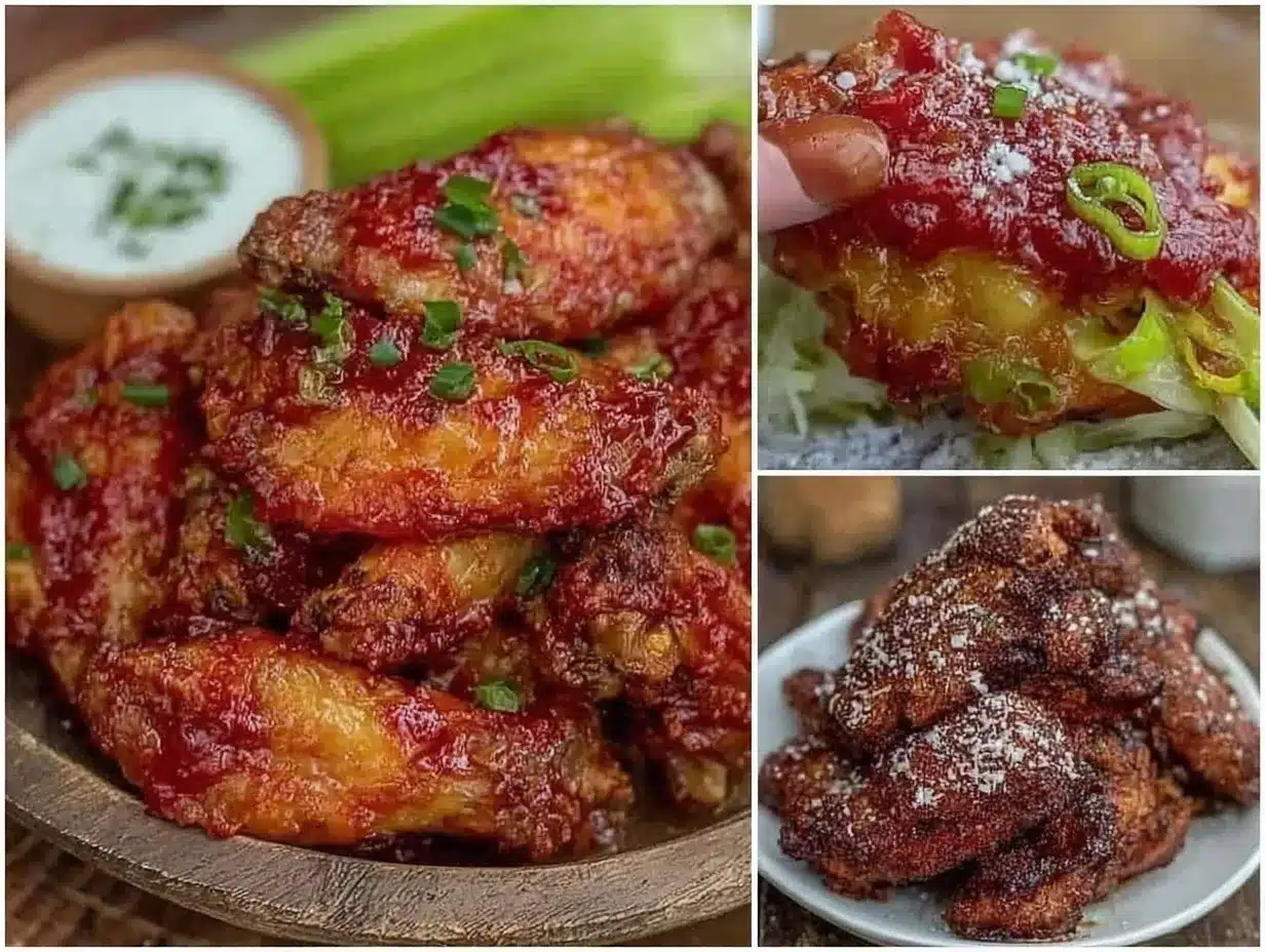 crispy air fryer chicken wings preparation steps