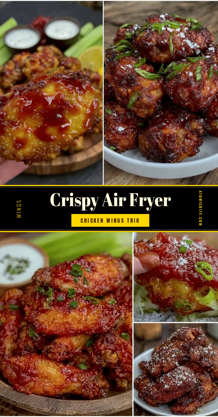 crispy air fryer chicken wings recipe