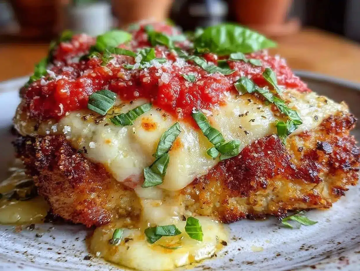 crispy baked chicken parmesan preparation steps