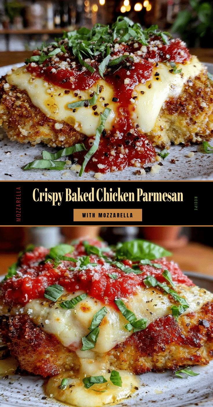 crispy baked chicken parmesan recipe