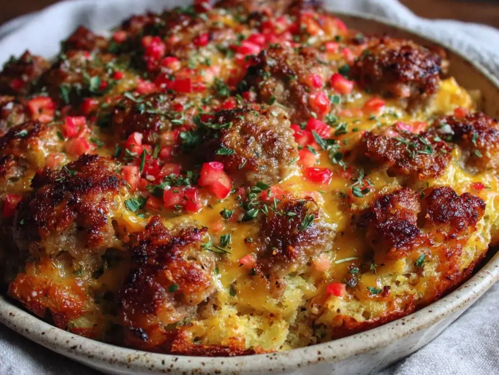 crispy breakfast potato casserole - featured image