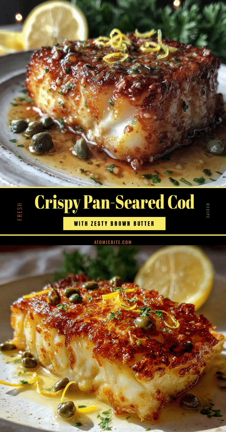 crispy pan-seared cod recipe