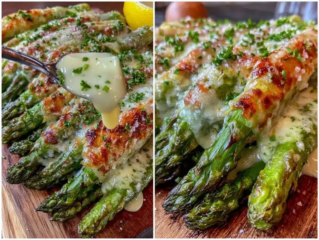 crispy roasted asparagus - featured image