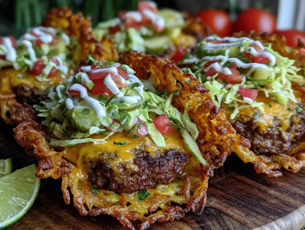 Crispy Smash Burger Tacos - featured image
