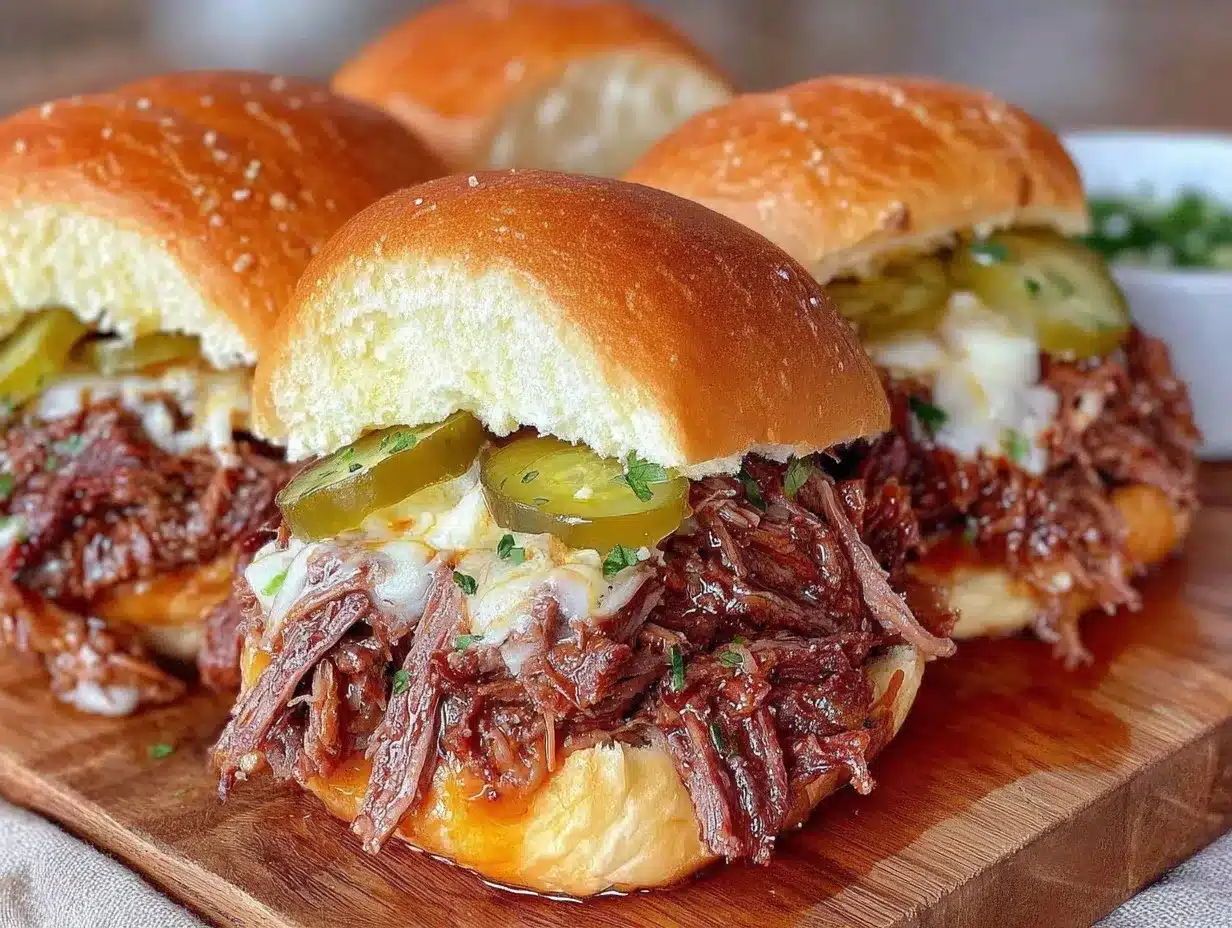 crockpot mississippi pot roast sandwiches preparation steps