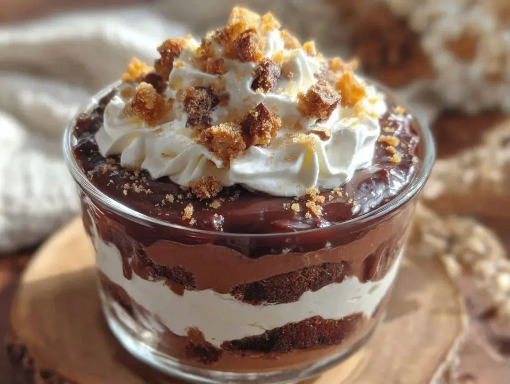 decadent chocolate trifle - featured image