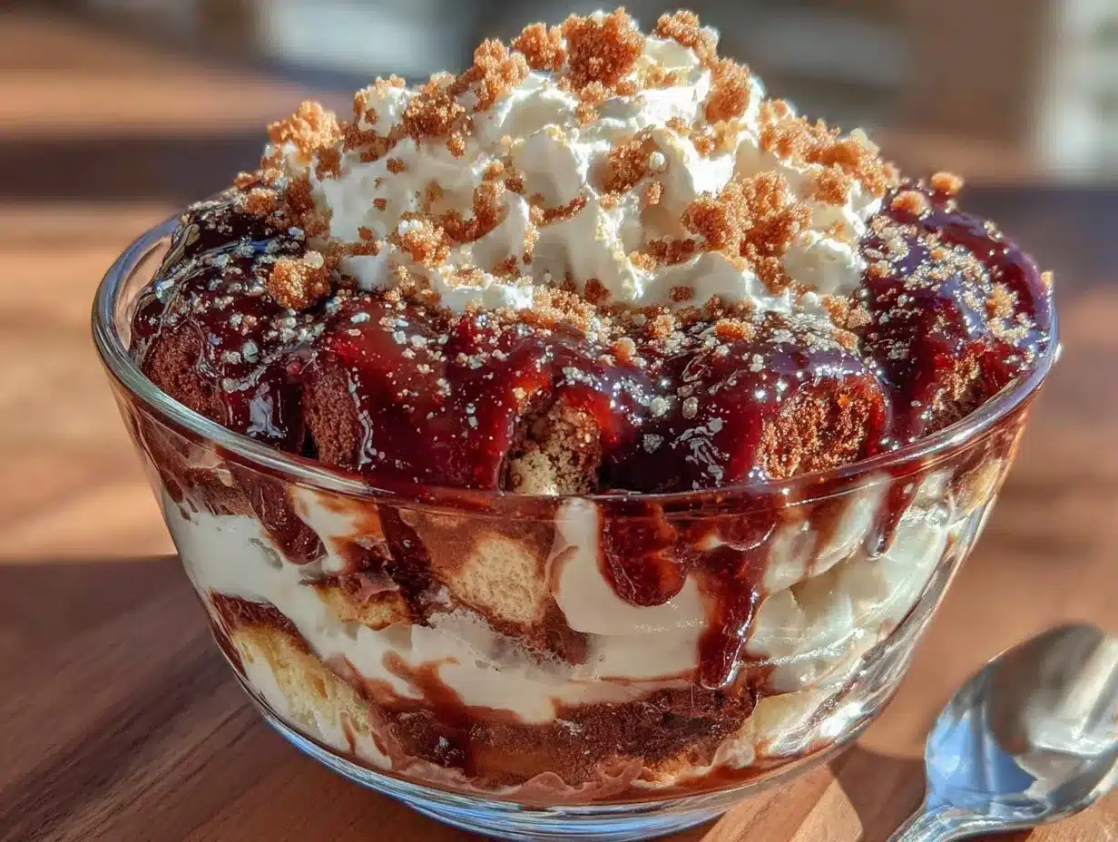 decadent chocolate trifle preparation steps
