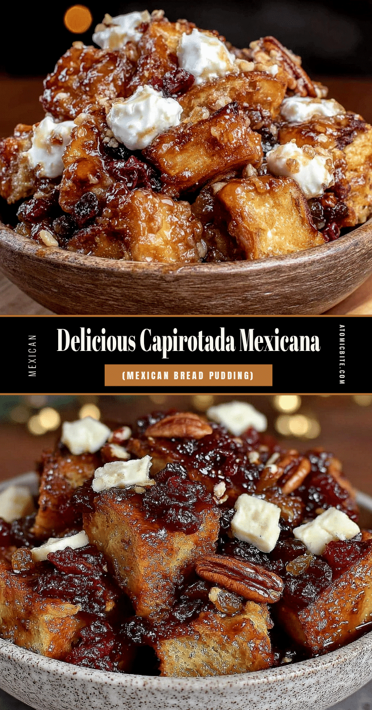 Delicious Capirotada Mexicana recipe