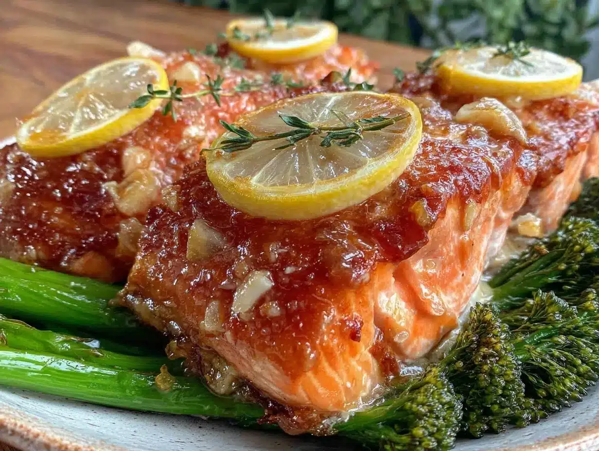 easy one-pan lemon garlic salmon preparation steps