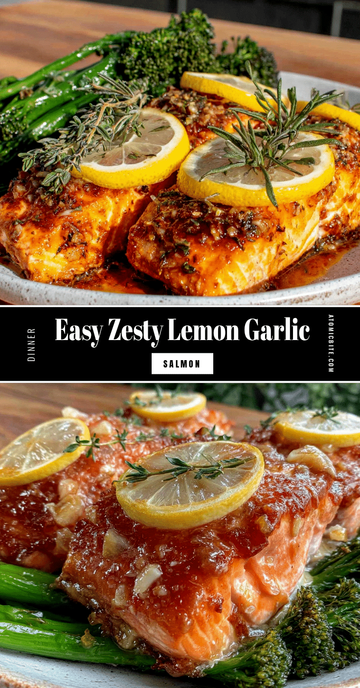 easy one-pan lemon garlic salmon recipe
