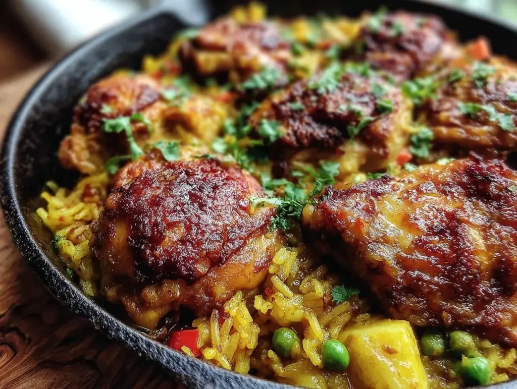 easy one-pot chicken and rice - featured image