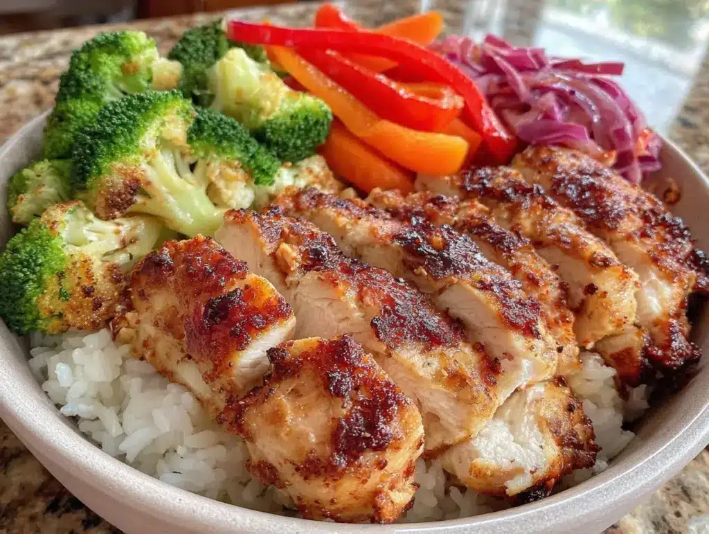 easy protein meal prep bowls - featured image