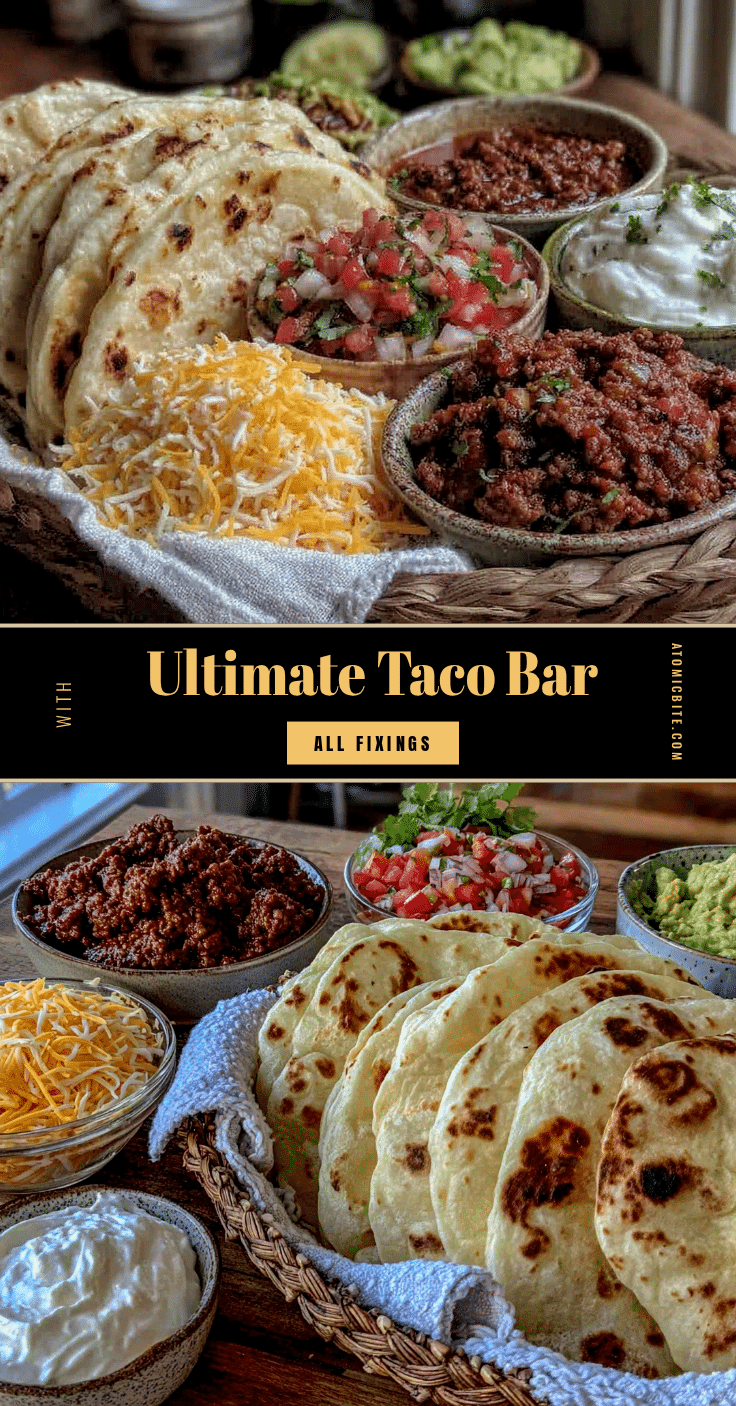 flavorful taco bar station recipe
