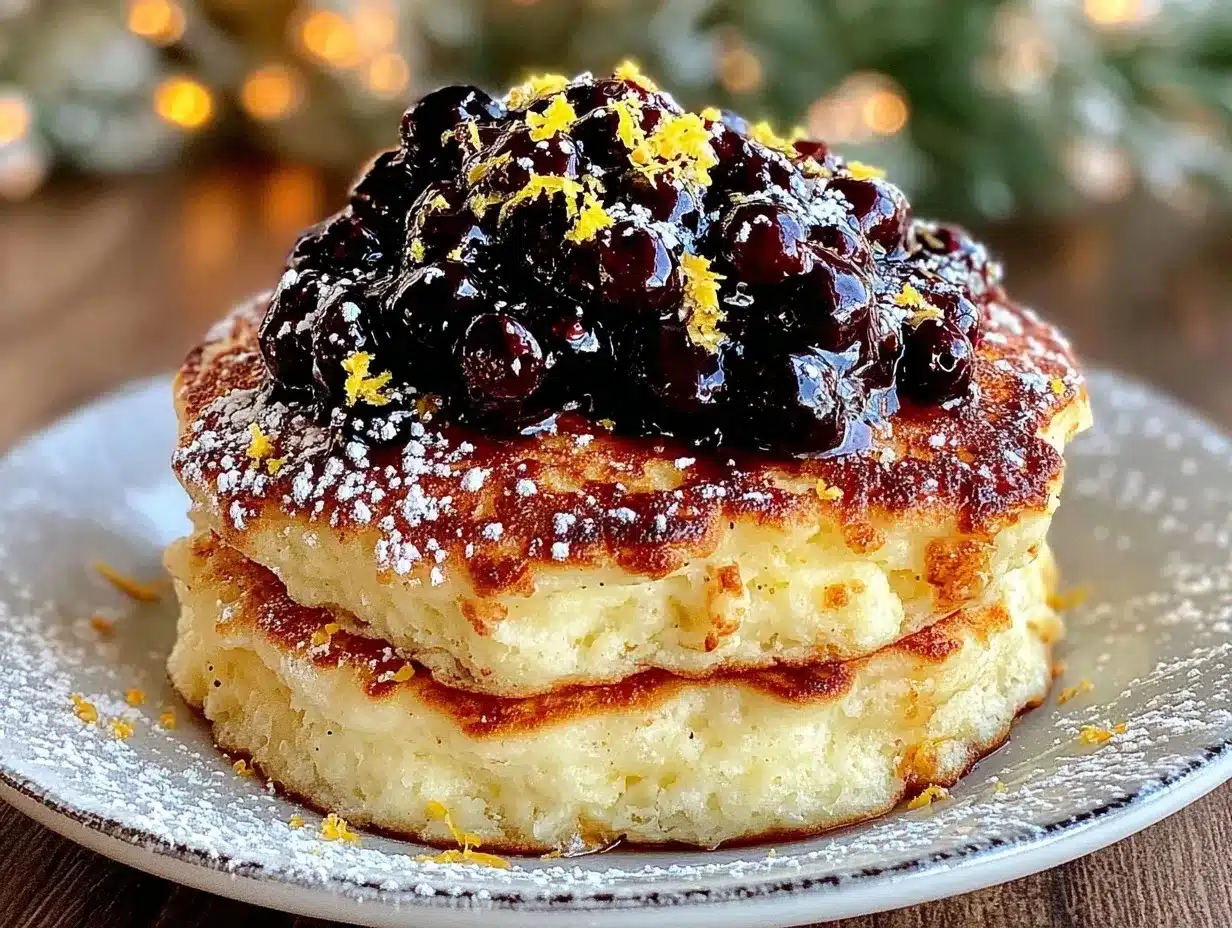 fluffy lemon ricotta pancakes preparation steps