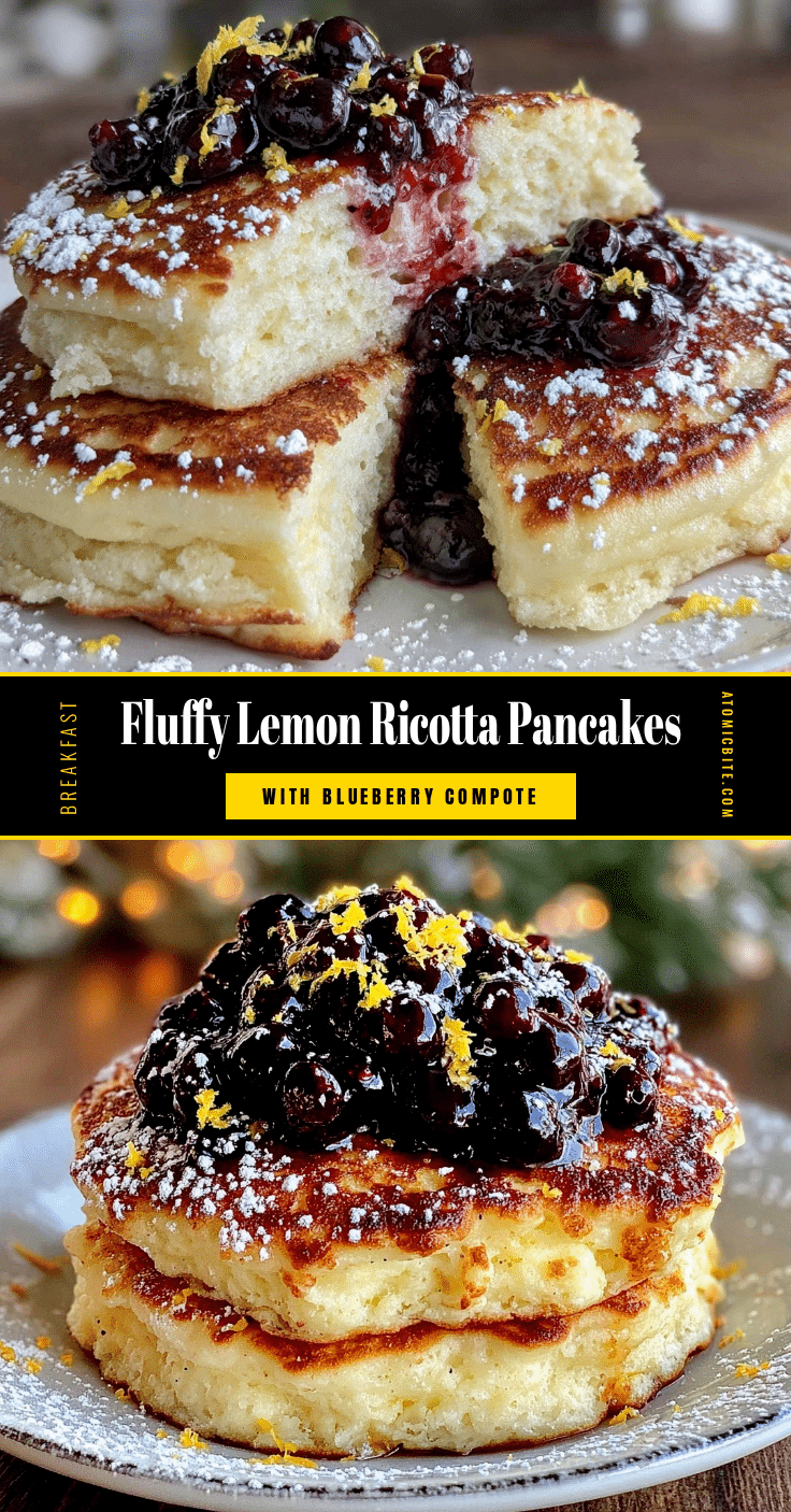 fluffy lemon ricotta pancakes recipe