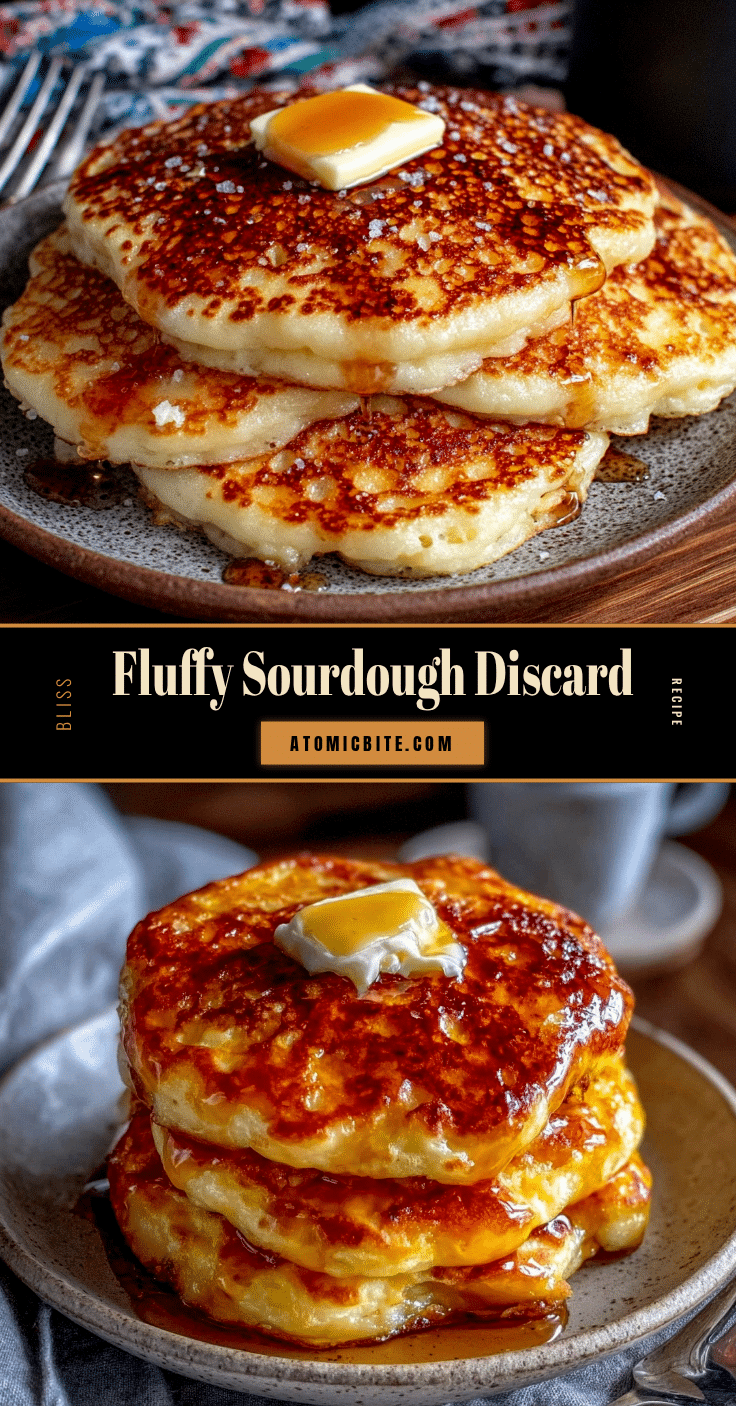 fluffy sourdough discard pancakes recipe