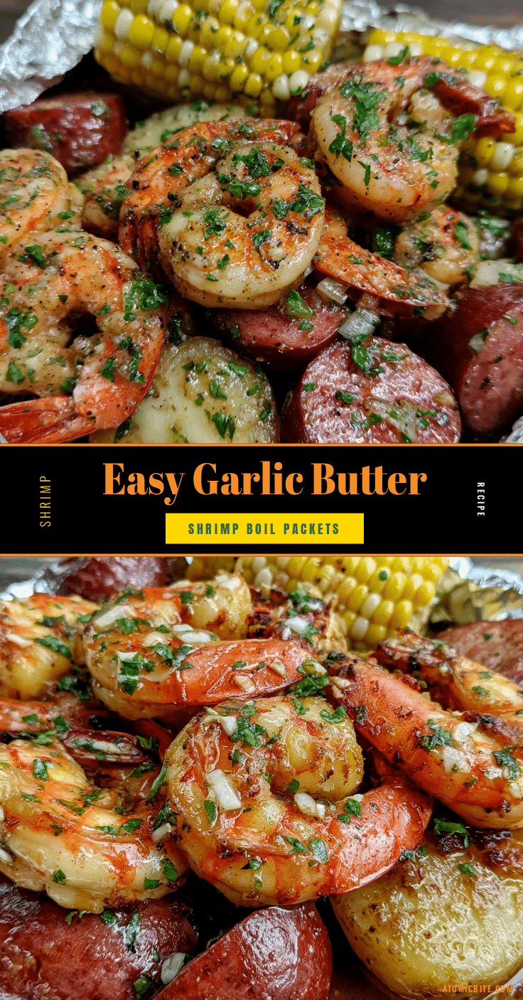 foil packet garlic butter shrimp boil recipe
