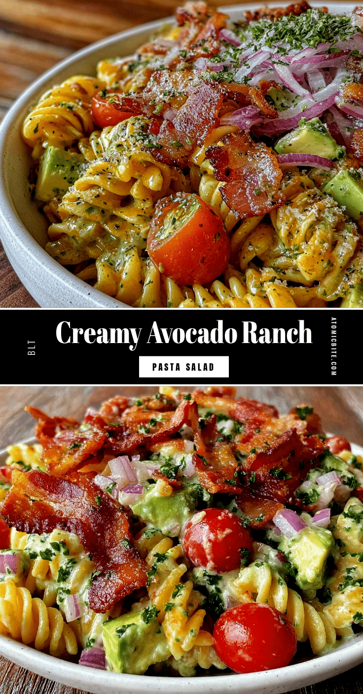 fresh BLT pasta salad recipe