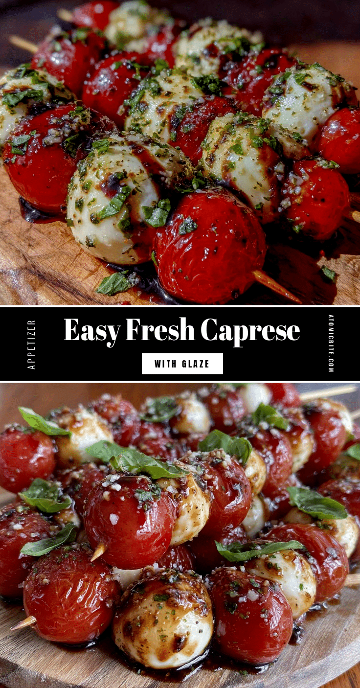 fresh caprese skewers recipe